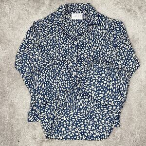 The Cats Pajamas Set Size Medium Blue & Cream Print Cottage Core Lounge